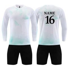 15 Sets Automated Cutting Heat Transfer Printed Football Jersey Shorts Set