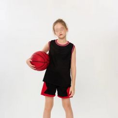 3 Sets Sleeveless Teenager Basketball Training Jersey Set