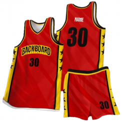 2 Sets Custom Design Breathable Sleeveless Basketball Jersey Set