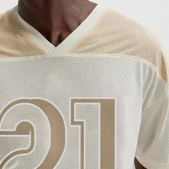 4 Pcs Patchwork Mesh Rugby Jersey