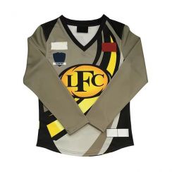 2 Pcs Long Sleeve Unisex Anti Bacterial Quick Dry Heat Transfer Printed Football Jersey