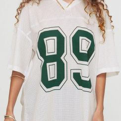 10 Pcs Women Oversized Mesh Rugby Dress Jersey