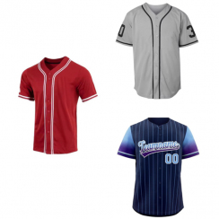 Wholesale of 12 Pcs Short Sleeve Baseball Jersey